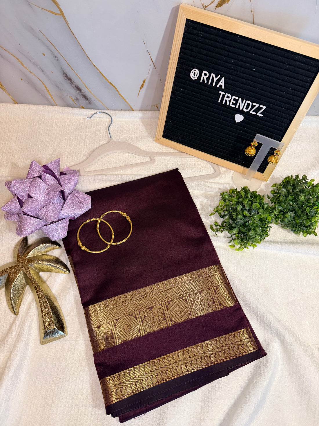 Golden grace - soft silk cotton saree